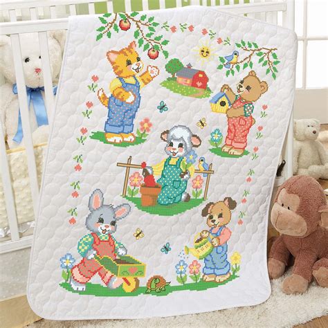 counted cross stitch quilt kits|herrschners catalog online baby quilts.